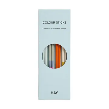 Colour chopsticks 4-pack - Bright - HAY