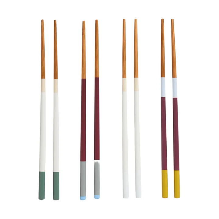 Colour chopsticks 4-pack - Subtle - HAY