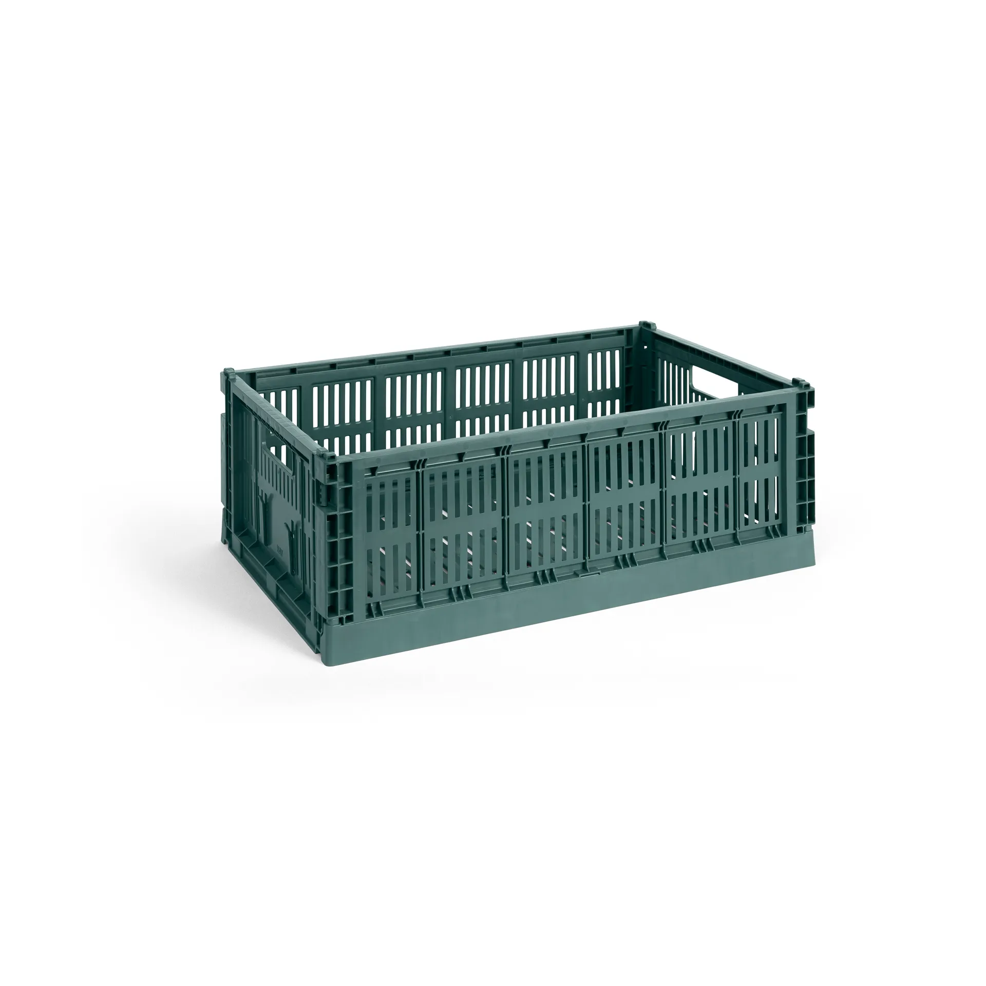 Colour Crate L 34.5x53 cm, Dark green HAY