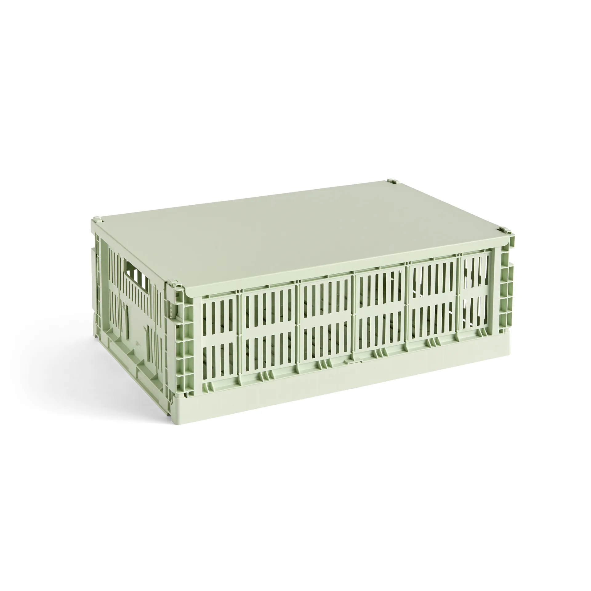 Colour Crate lid large, Mint HAY
