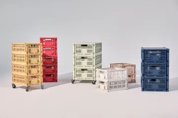 Colour Crate lid medium - Golden yellow - HAY