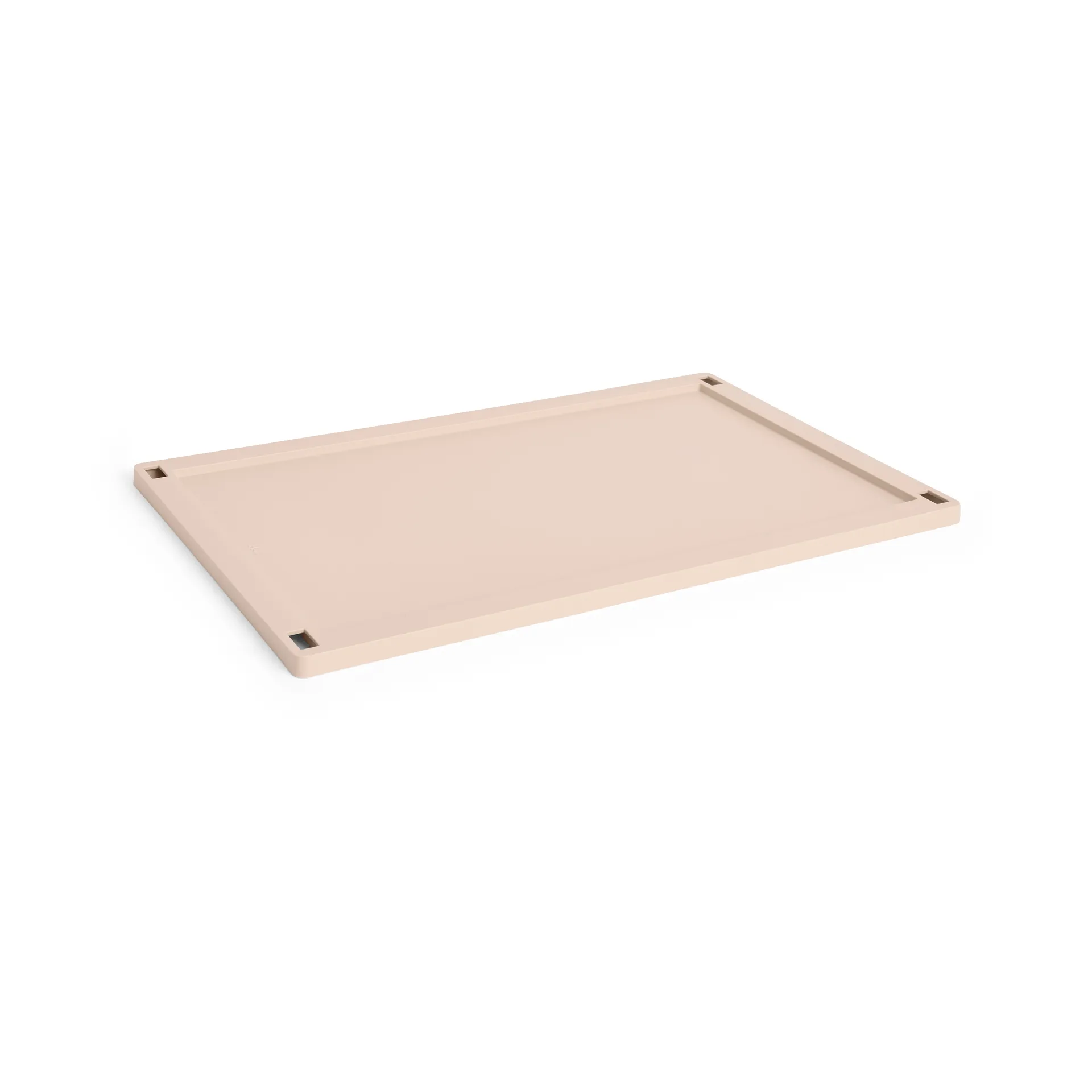 Colour Crate lock plastic large, Powder HAY
