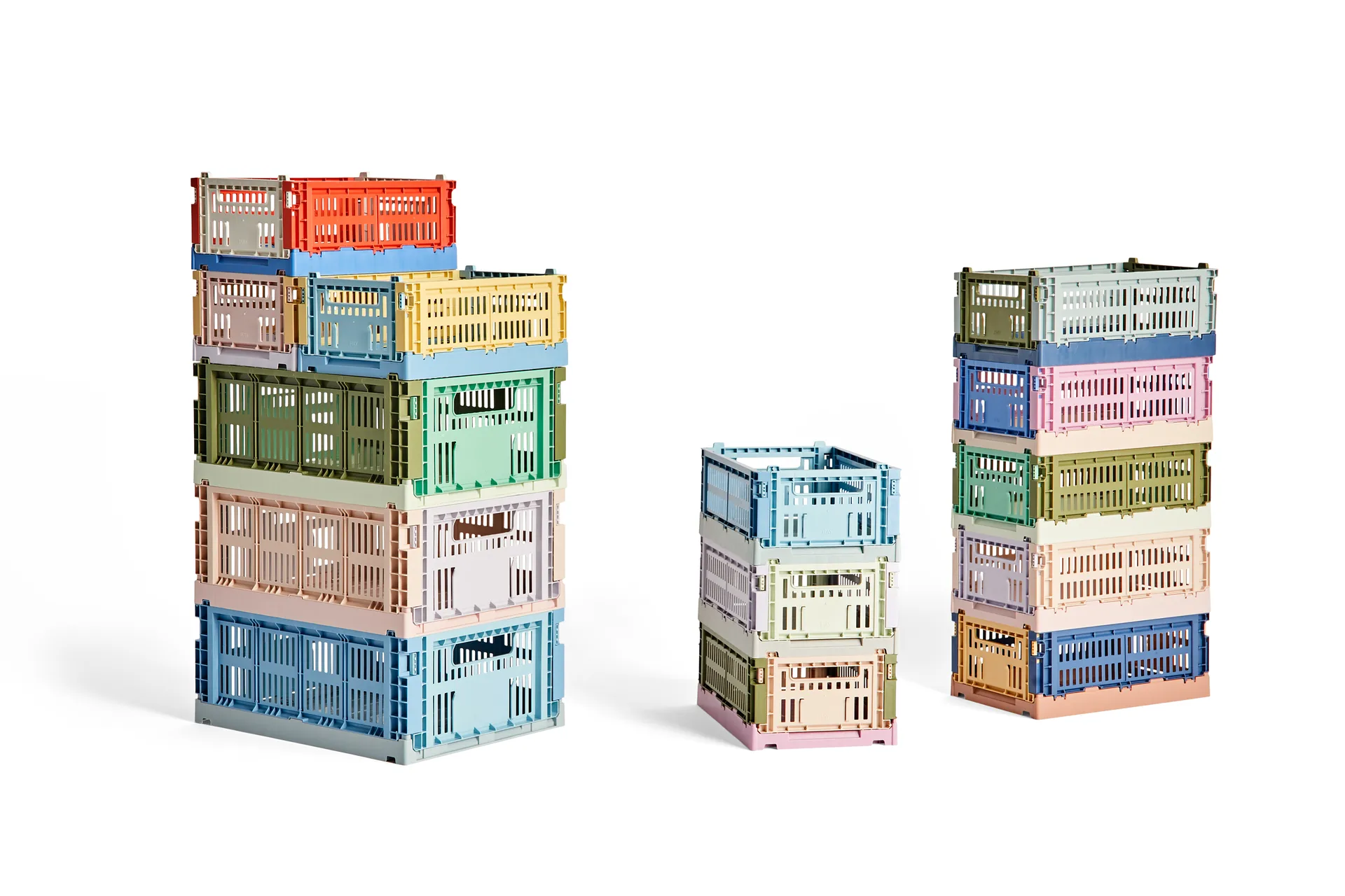 Colour Crate Mix M 26.5x34.5 cm, Olive-dark mint HAY