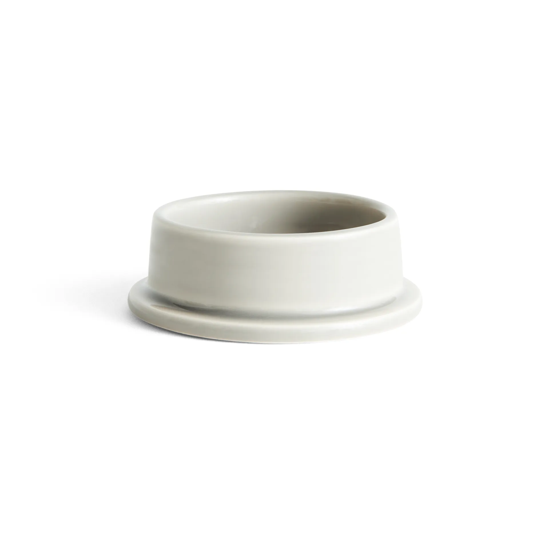 Column block candle holder small Ø10 cm, Light grey HAY