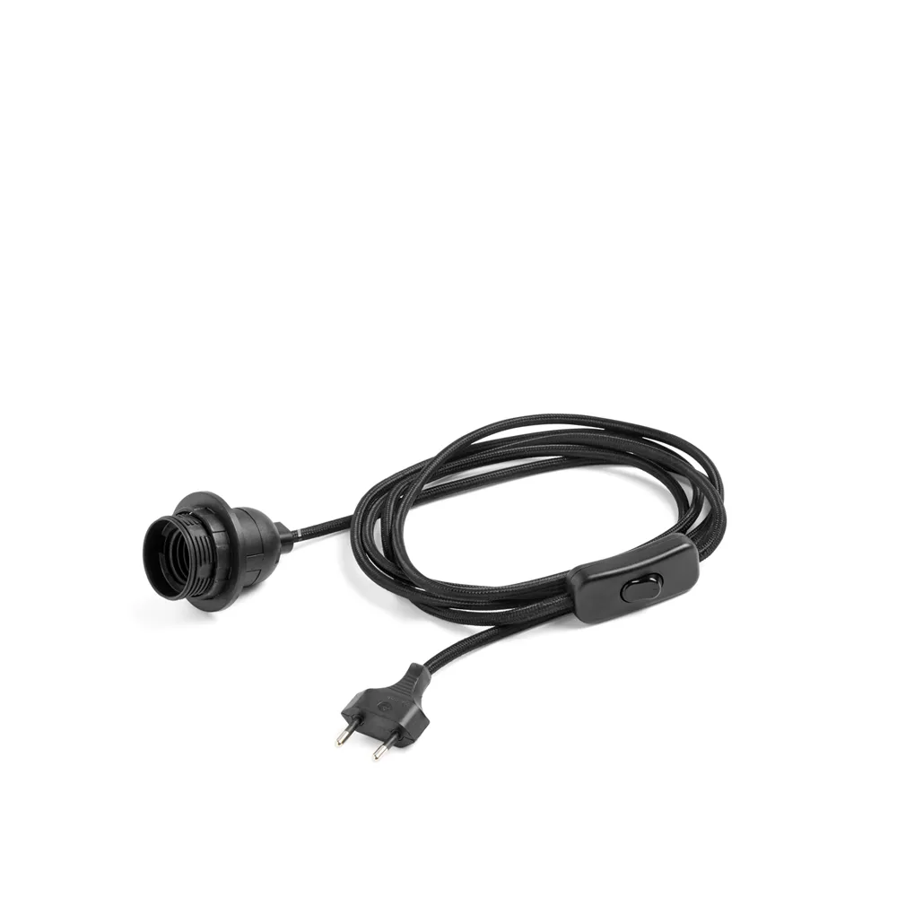 Cord Set Table cable set, Soft black HAY