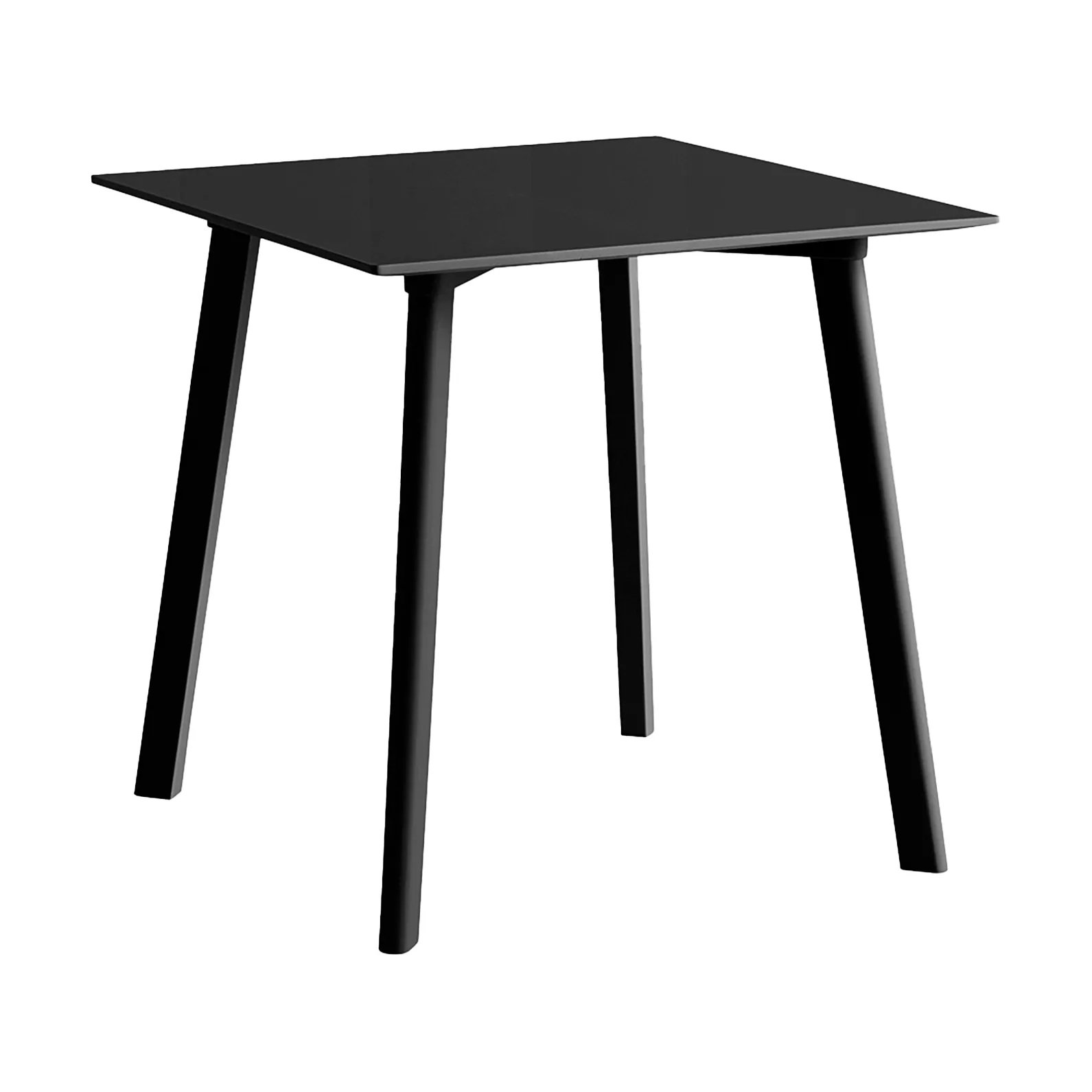 CPH210 Deux 2.0 table 75x75 cm, Black water based-beech HAY