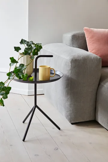 DLM side table Ø38 cm - Black - HAY