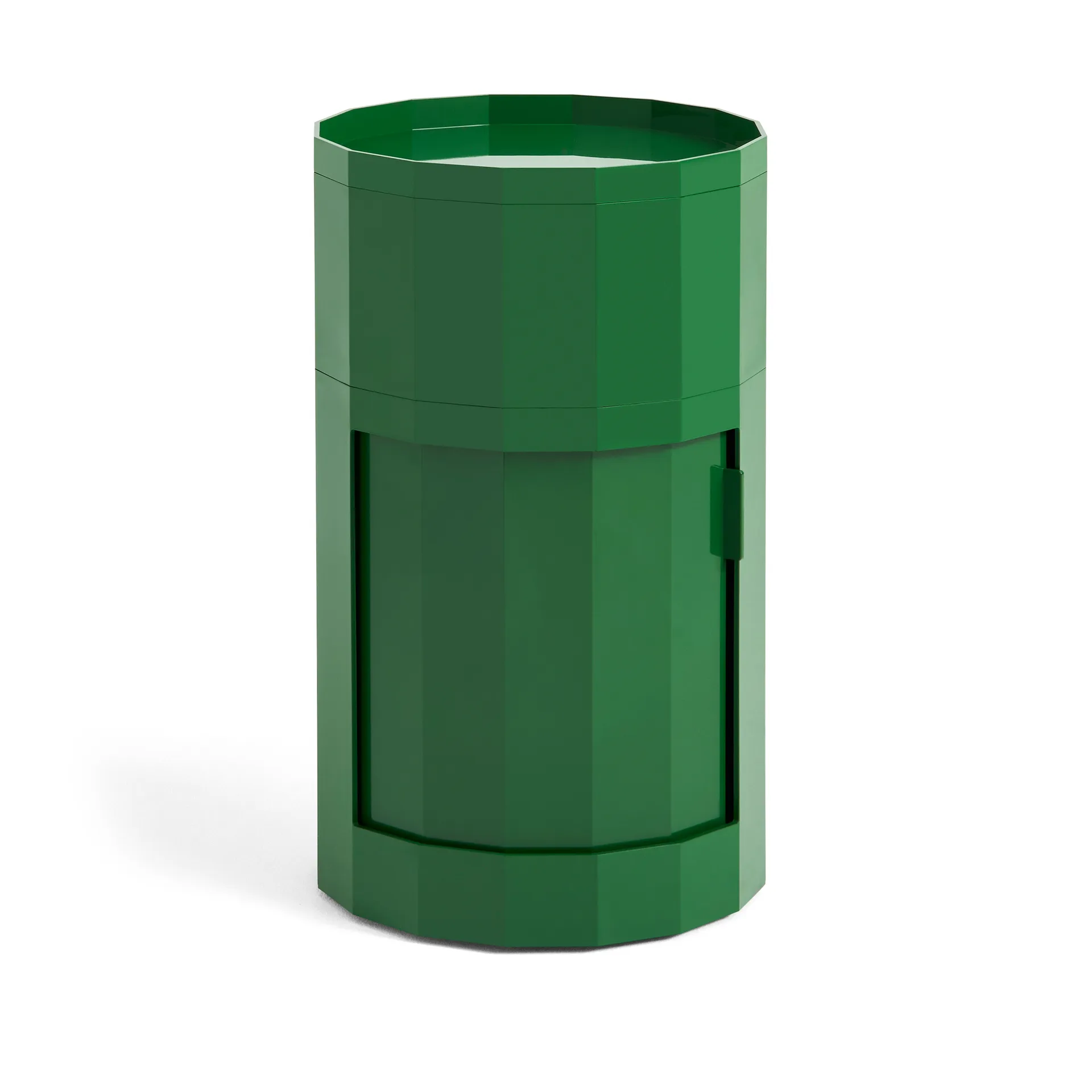 Facet Cabinet 101 side table, Spinach green HAY