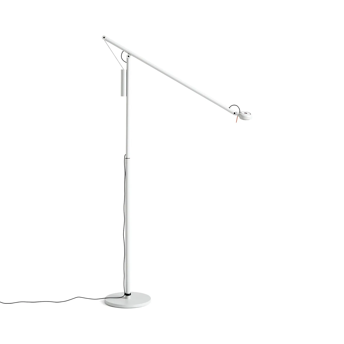 Fifty-Fifty floor lamp, Ash grey HAY