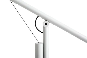 Fifty-Fifty floor lamp - Ash grey - HAY