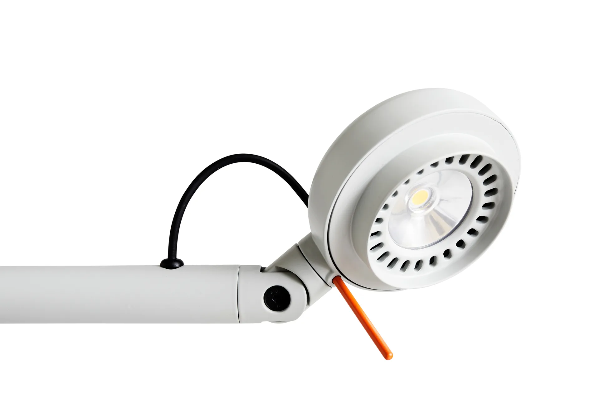 Fifty-Fifty floor lamp, Ash grey HAY