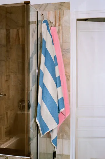 Frotté Stripe towel 50x100 cm - Blue - HAY