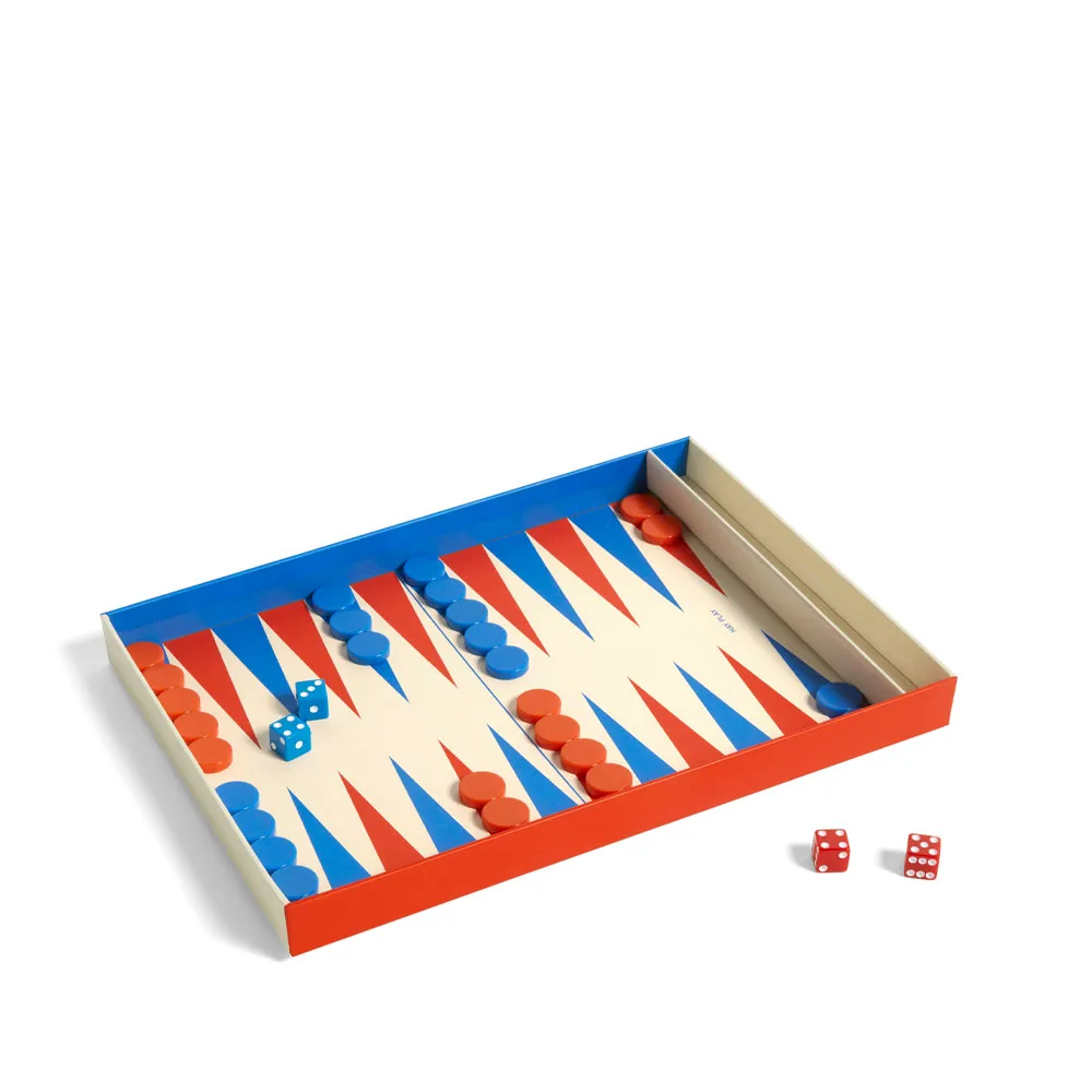 HAY PLAY game, Off-white, backgammon HAY