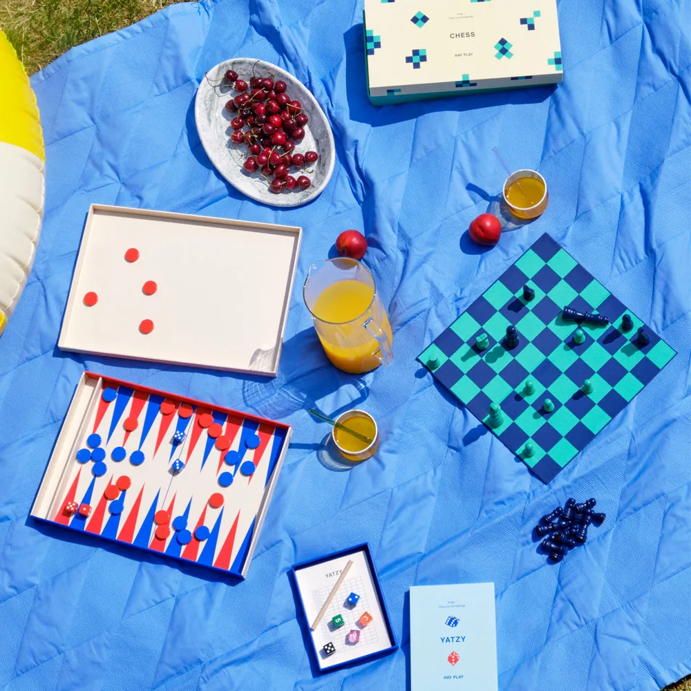 HAY PLAY game, Off-white, backgammon HAY