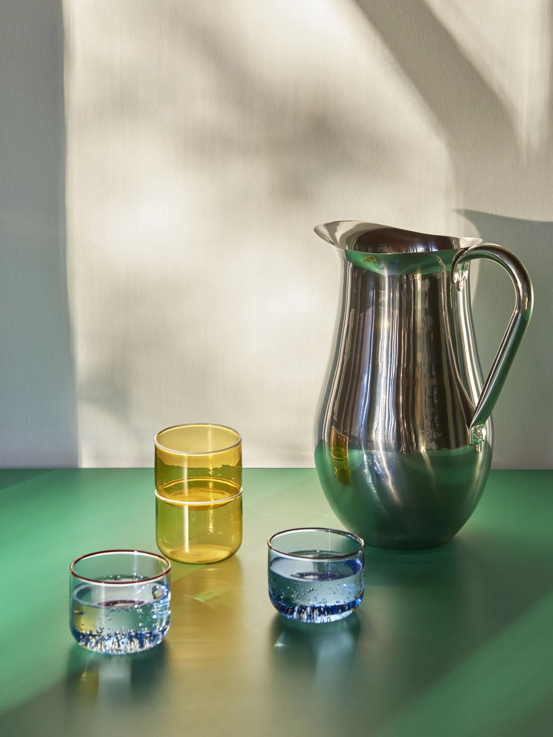 Indian Steel Pitcher No. 2 pot 3.25 L, Stainless steel HAY