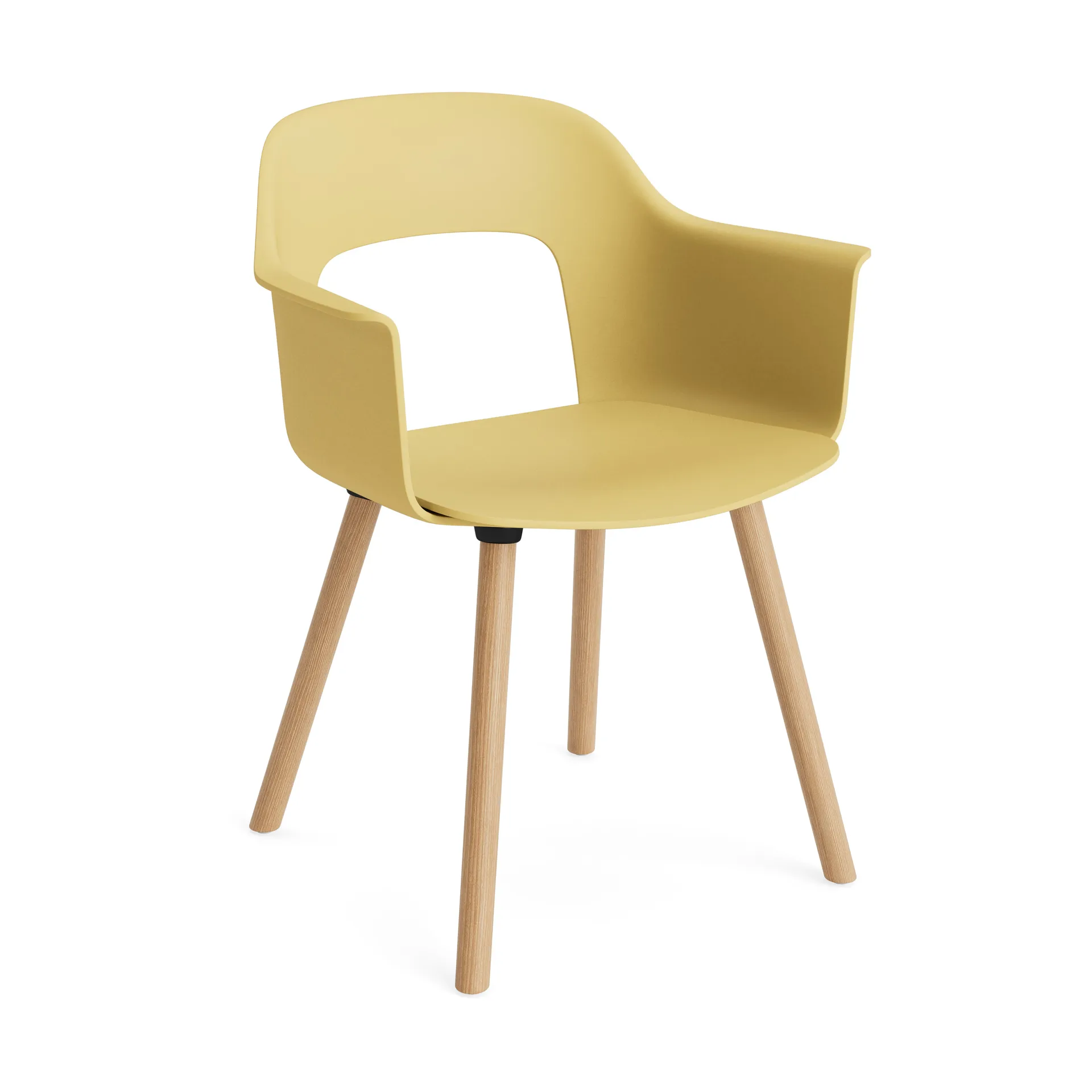 Layout Armchair 221 armchair, Biscotti-lacquered oak HAY