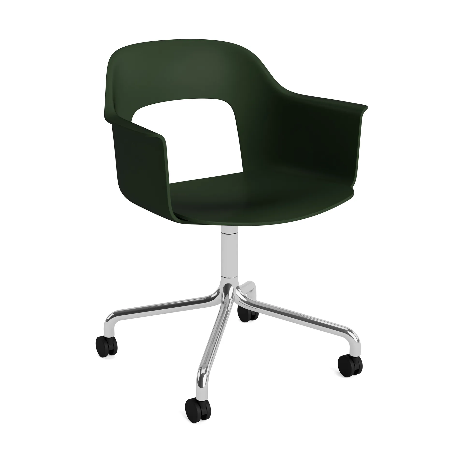 Layout Armchair 261 chair, Pastel green-polished aluminium HAY