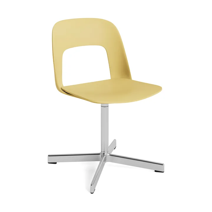 Layout Chair 131 chair - Biscotti-polished aluminium - HAY