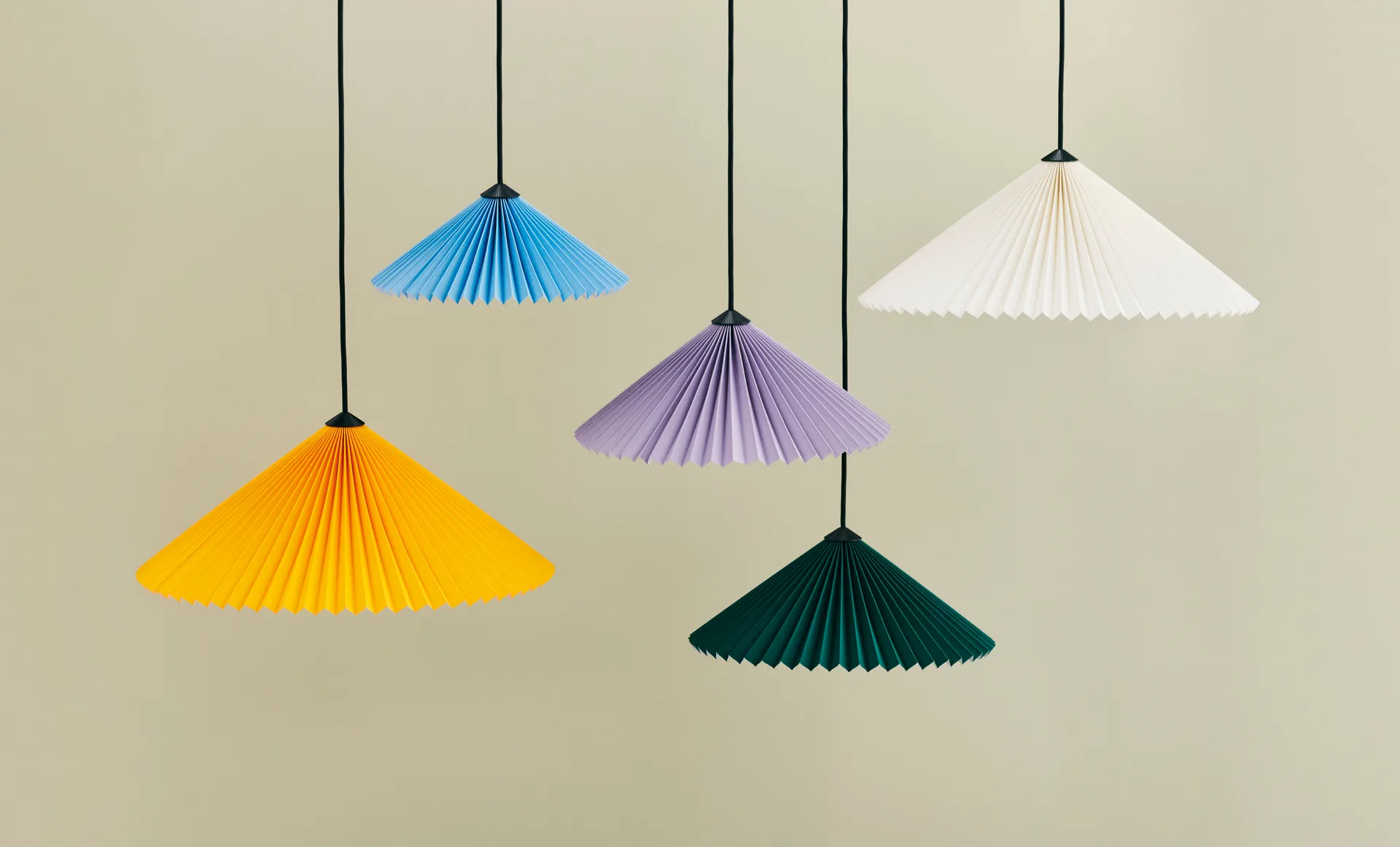Matin Pendant hanging lamp 38x38 cm, Lavender HAY