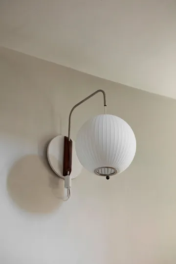 Nelson Bubble Ball wall lamp - Off white - HAY