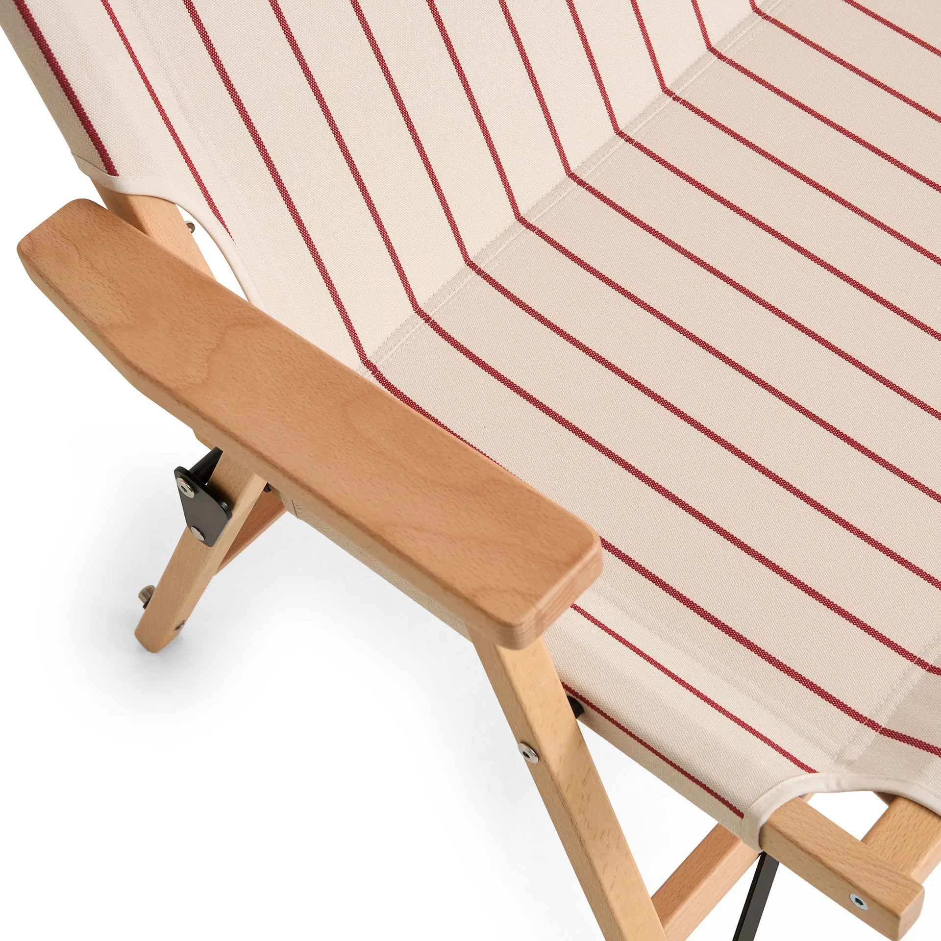 Outdoor Market foldable sofa, Beige-red, 2-seater HAY