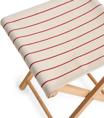 Outdoor Market folding stool - Beige-red - HAY