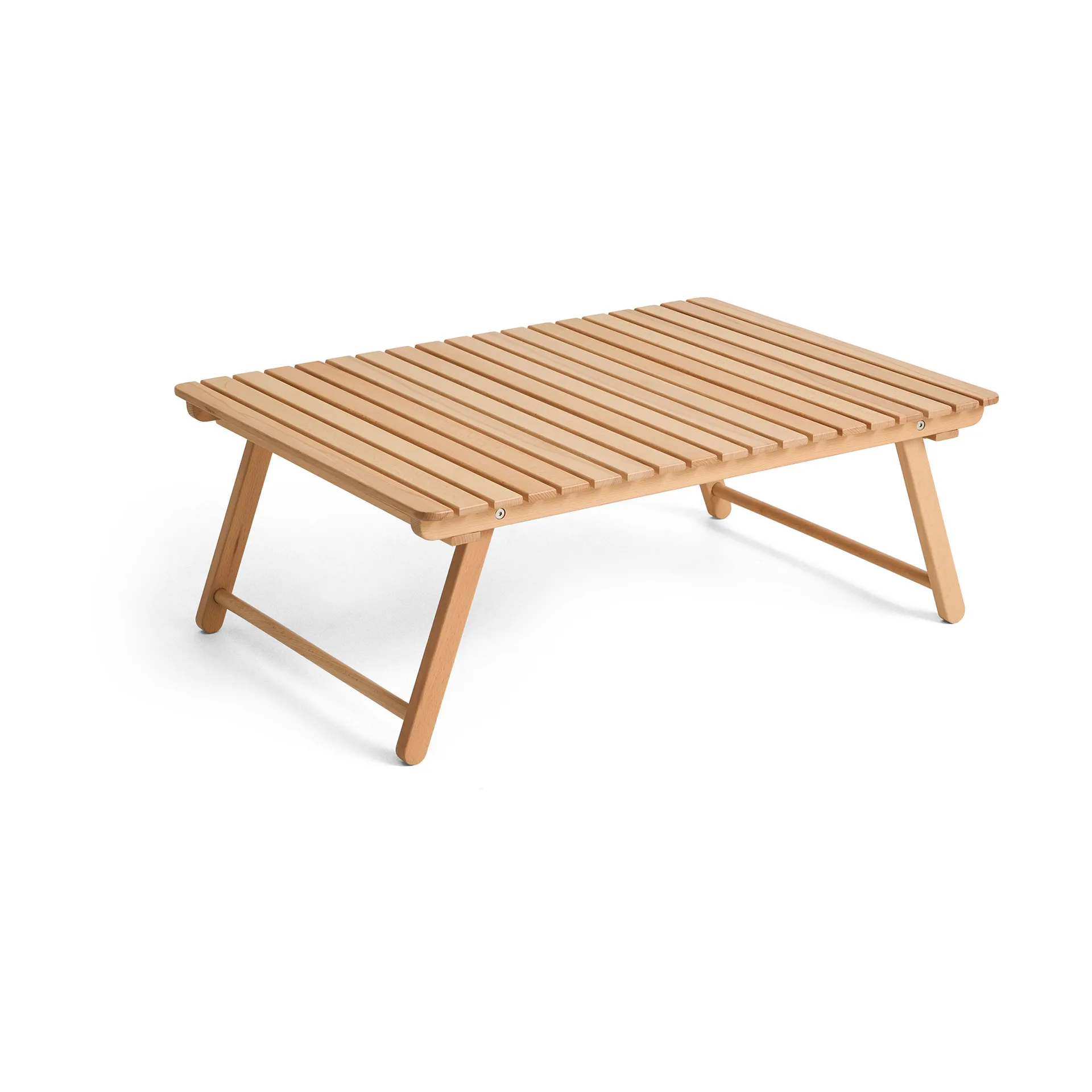 Outdoor Market folding table, Beech, large HAY