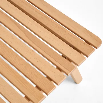 Outdoor Market folding table - Beech, large - HAY
