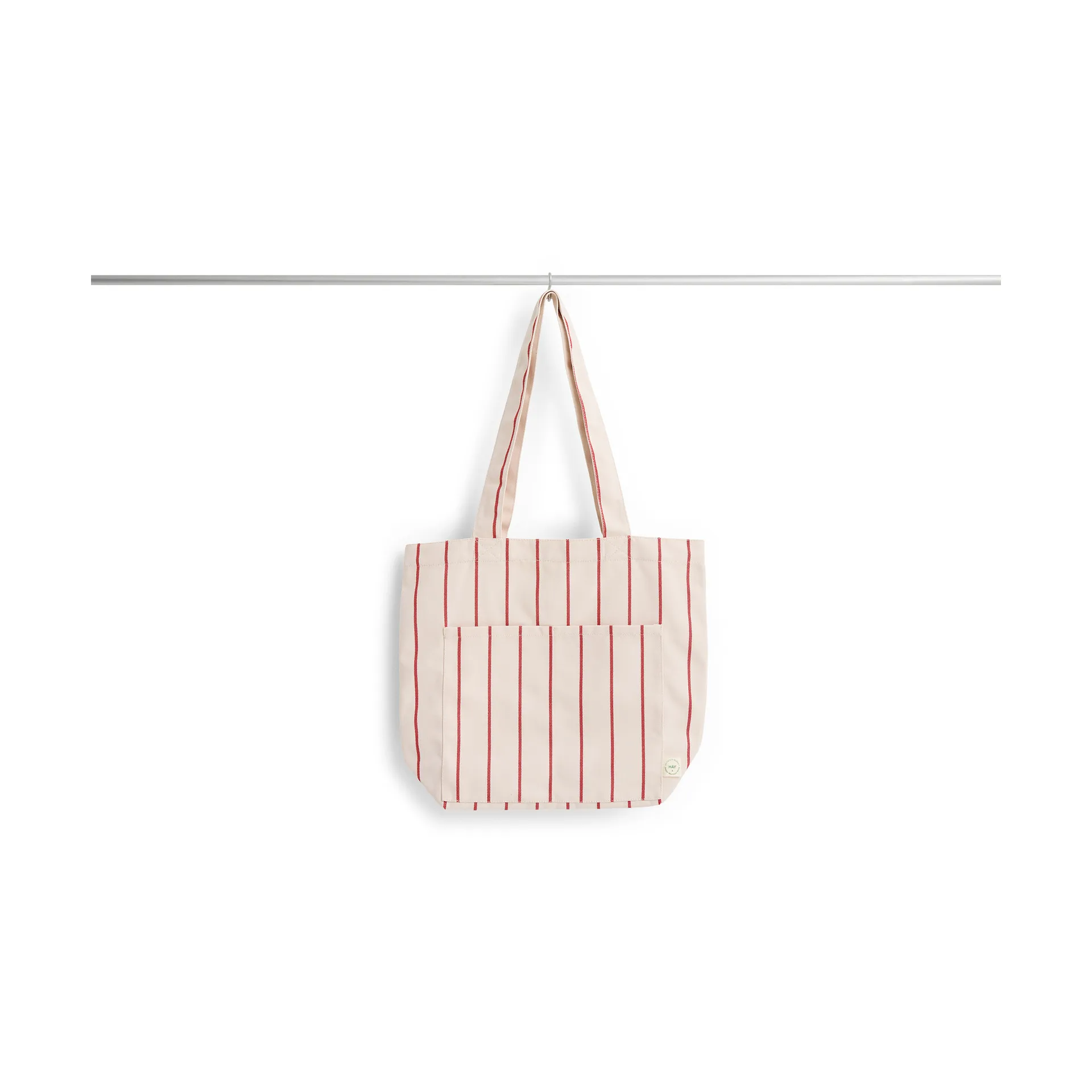 Outdoor Market tote bag, Beige-red, medium HAY