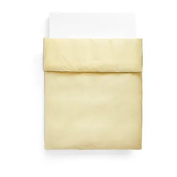 Outline duvet cover 220x220 cm - Soft yellow - HAY