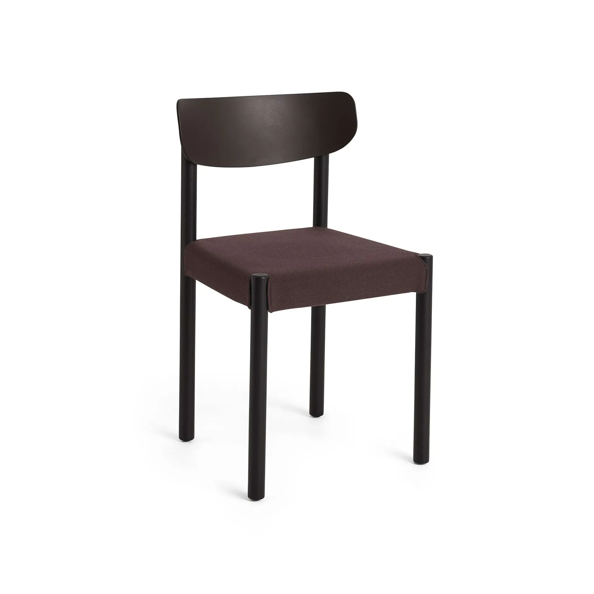Pack Chair 11 chair, Oiled oak-graphite brown-Steelcut 695 HAY