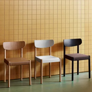 Pack Chair 11 chair - Oiled oak-graphite brown-Steelcut 695 - HAY