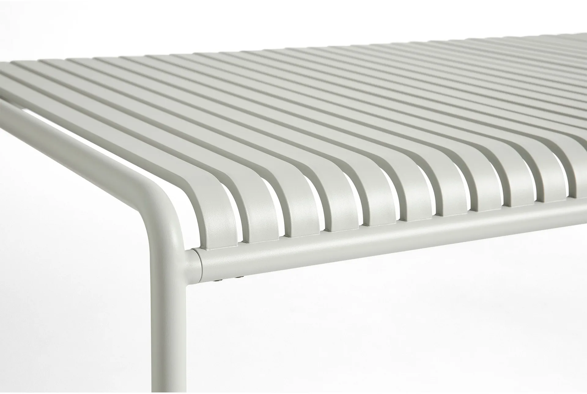 Palissade dining table 220x90 cm, Sky grey HAY