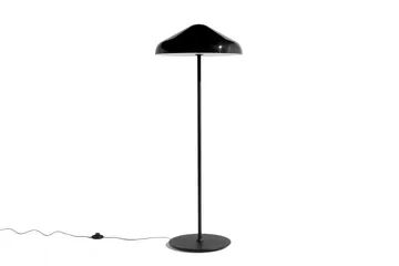 Pao Steel floor lamp 47 cm - Soft black - HAY