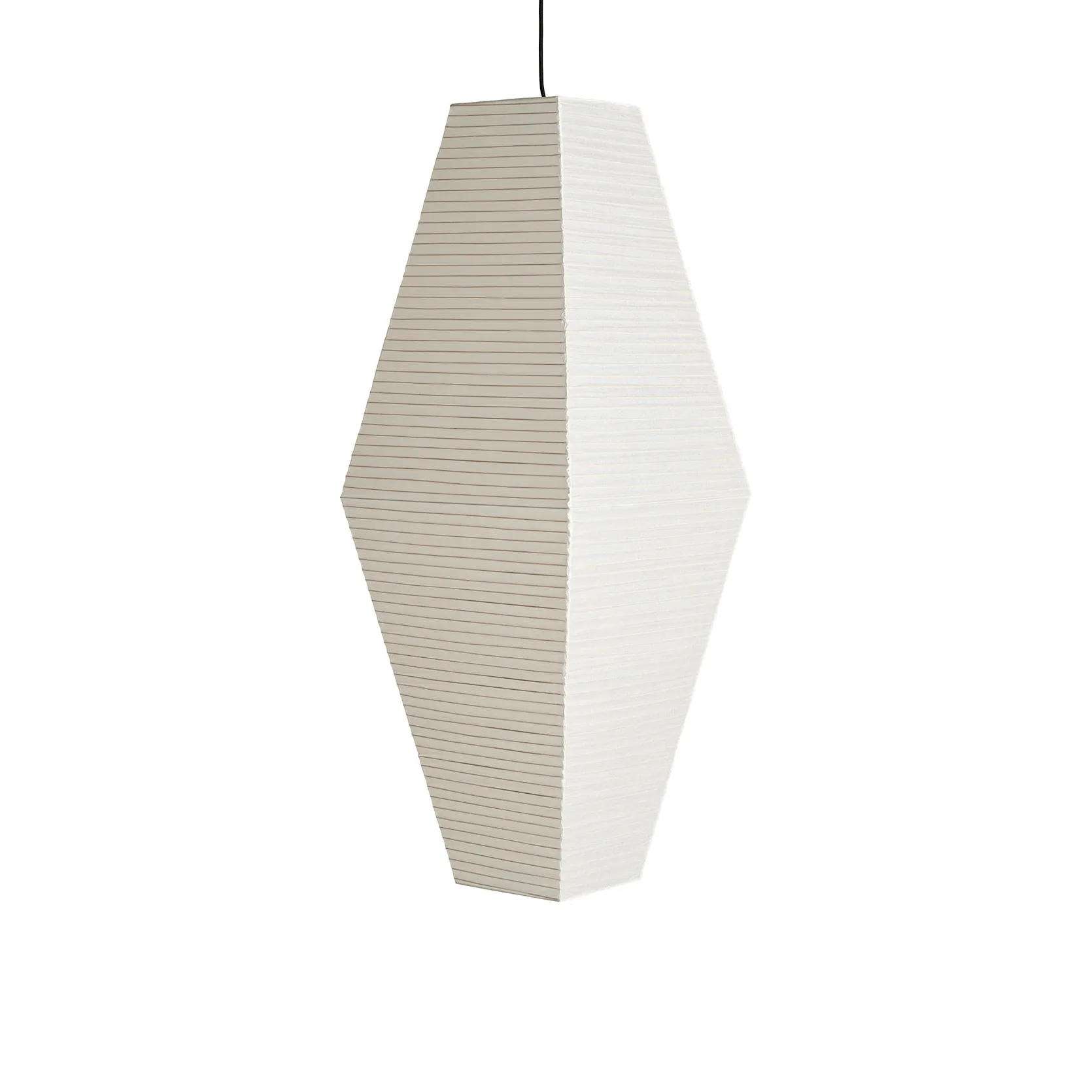 Paper Shade Prism lampshade, Classic white, 40x110 cm HAY
