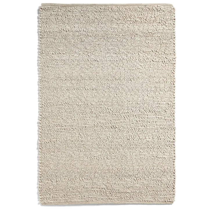 Peas Random wool rug 200x300 cm - Soft grey - HAY