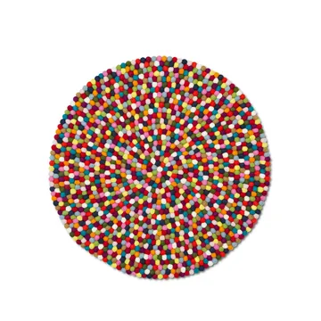 Pinocchio rug round - Multi, 140 cm - HAY