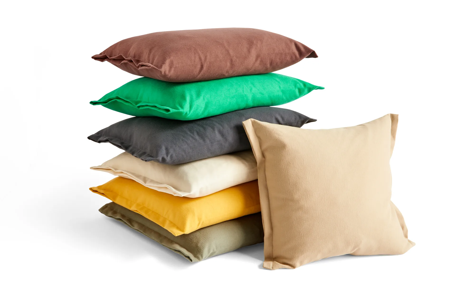 Plica cushion 55x60 cm, Chocolate HAY