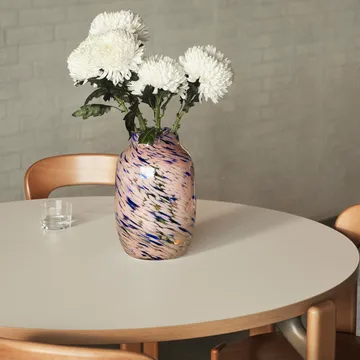 Rey dining table Ø128 cm - deep black - HAY