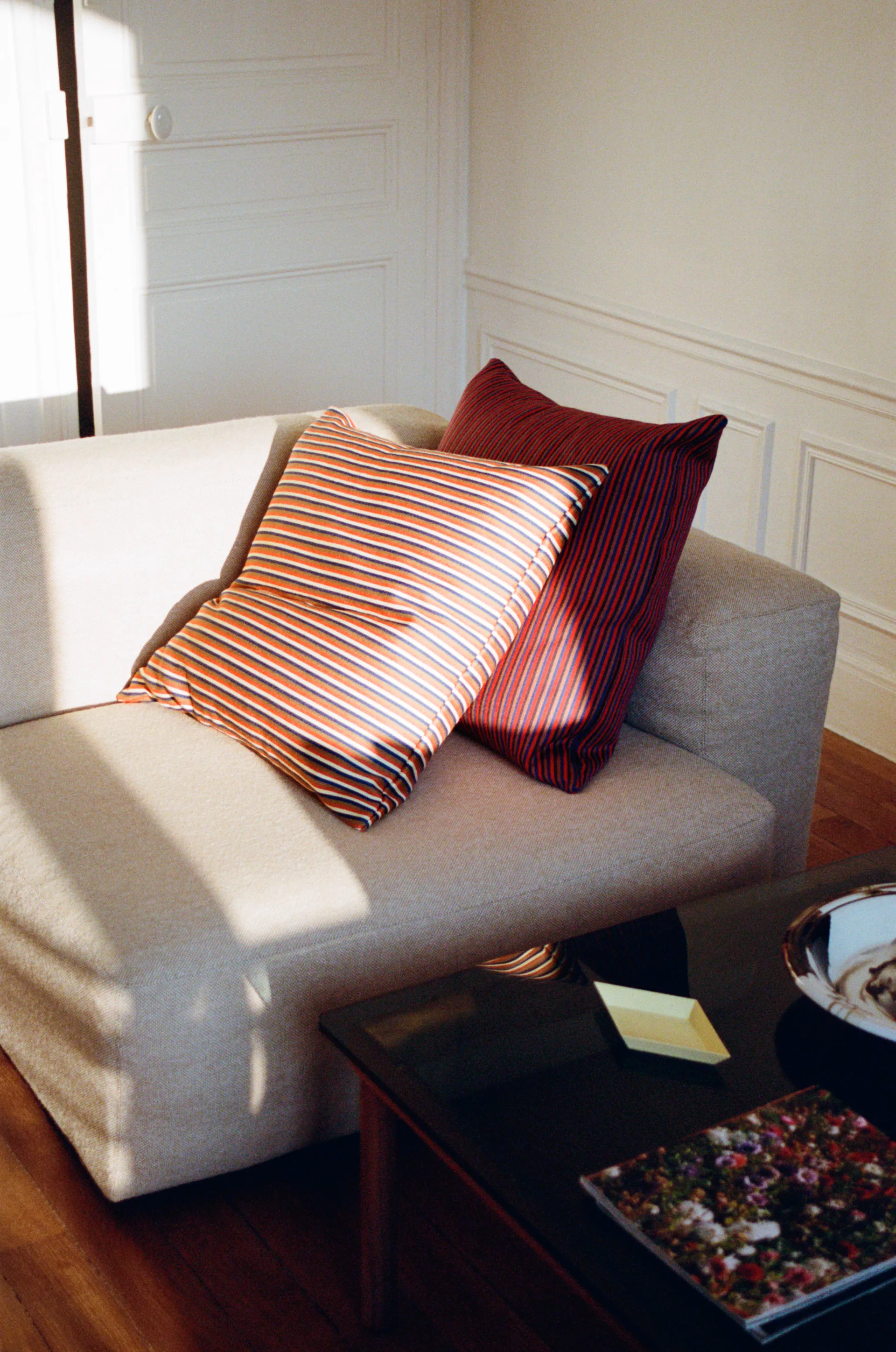 Ribbon cushion 60x60 cm, Red HAY