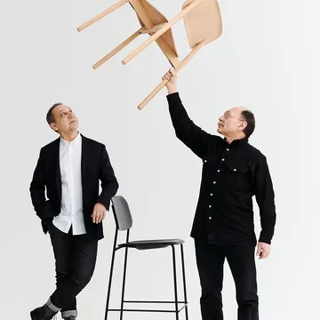Soft Edge 60 chair - Smoked oak-oak frame - HAY