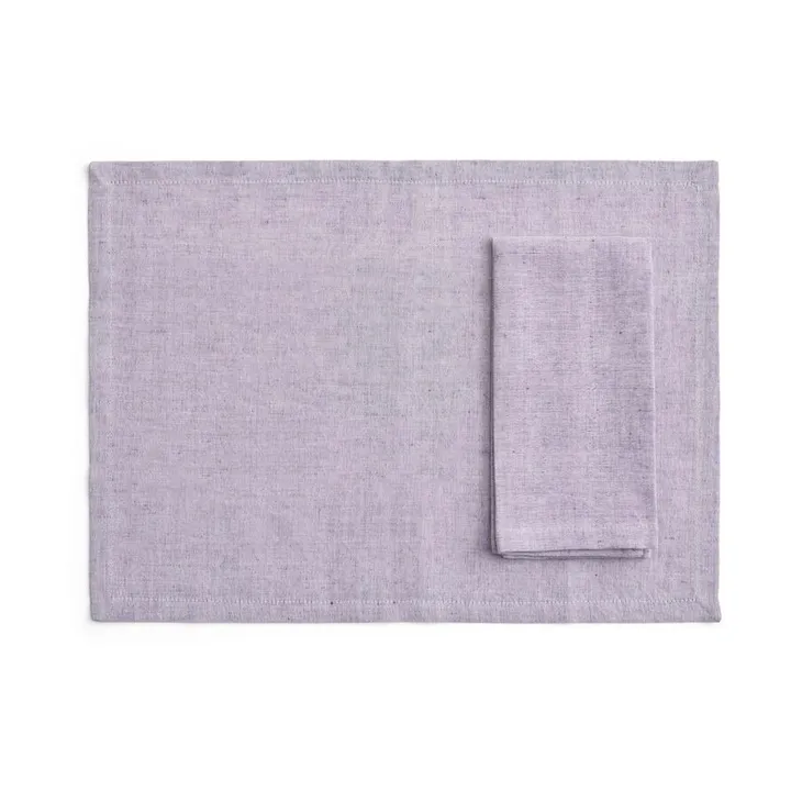 Tavolo placemat/napkin 4-pack - Soft purple - HAY