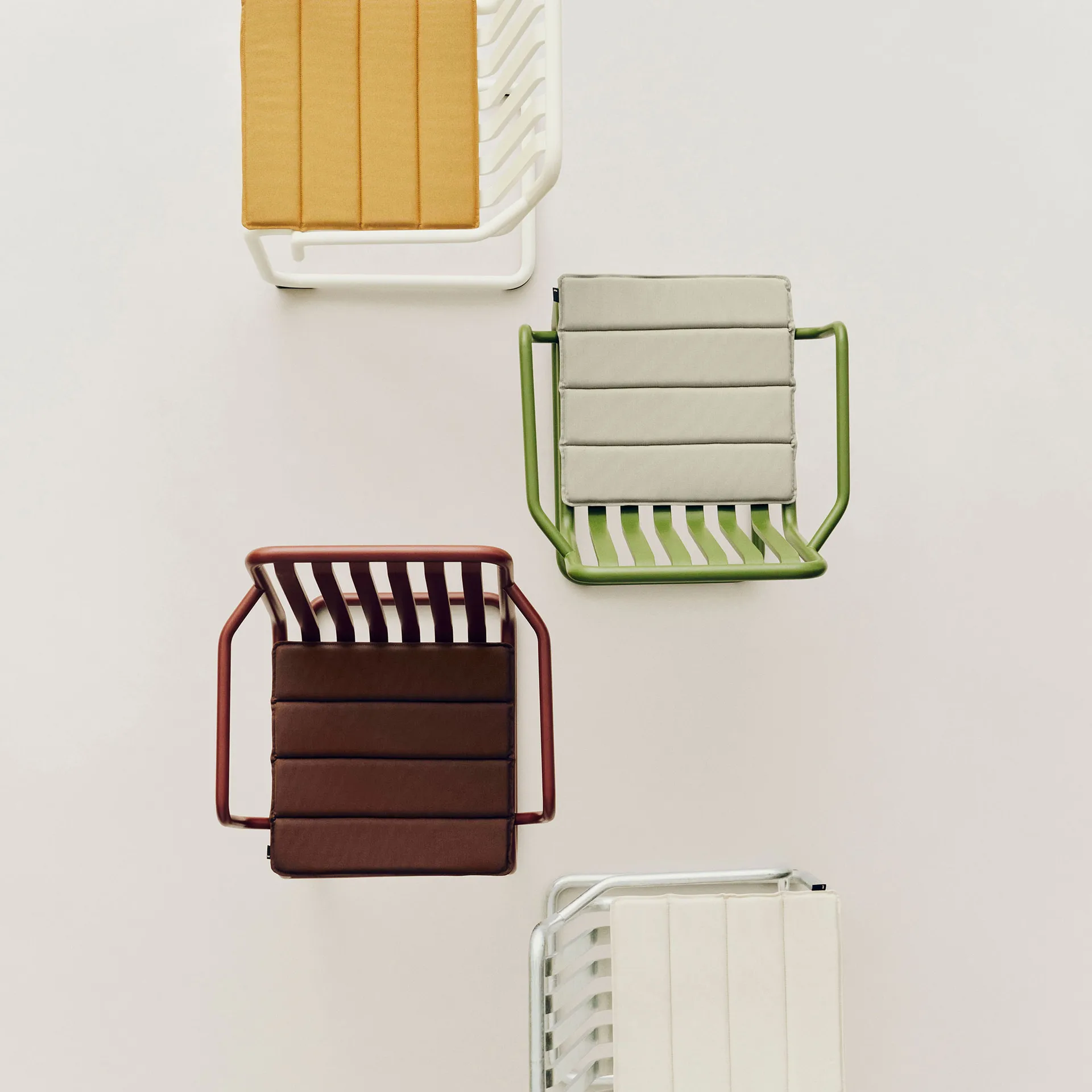 Terrazza seat cushion, Thyme green, 40x40 cm HAY