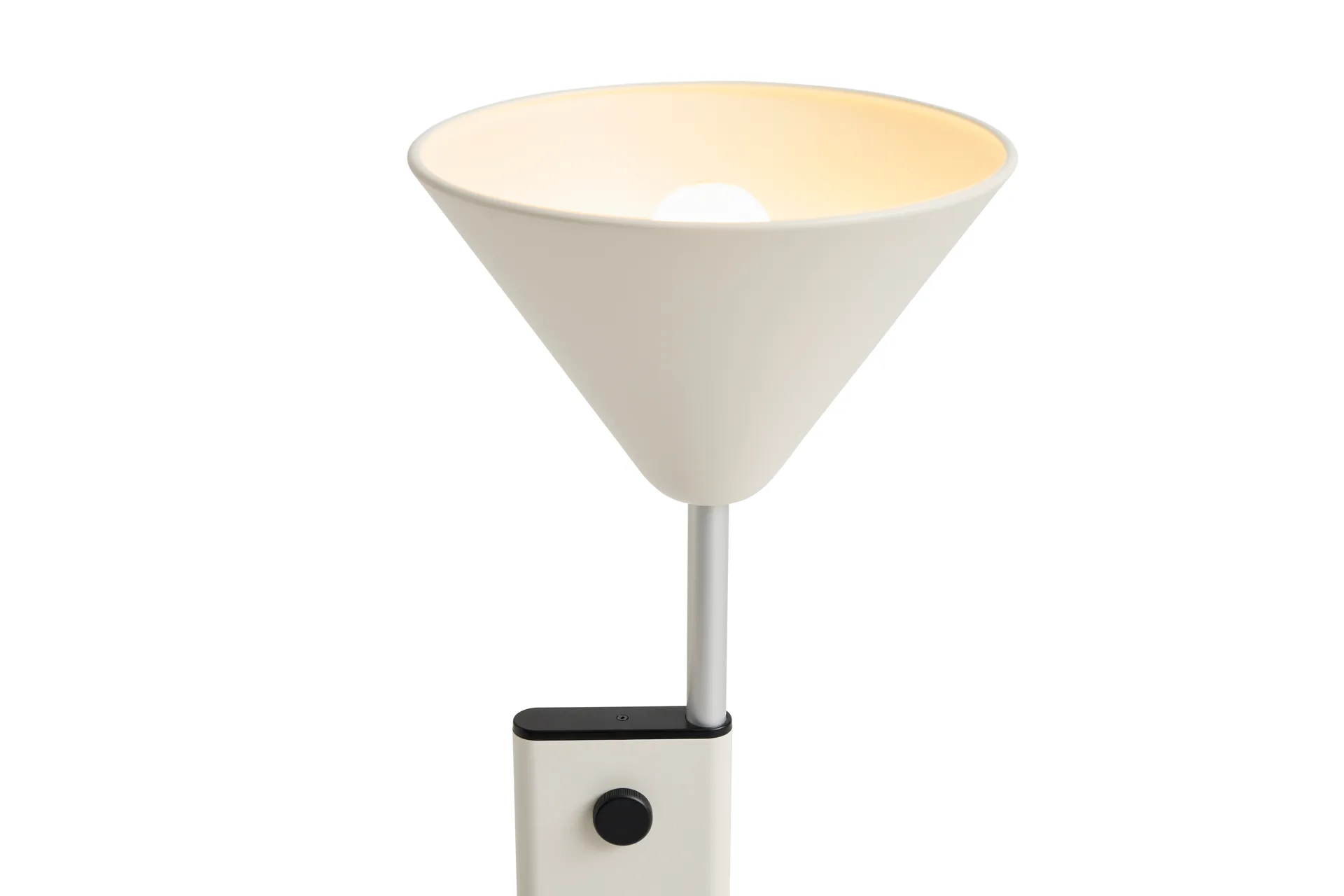 Twist floor lamp 200 cm, Cream white HAY