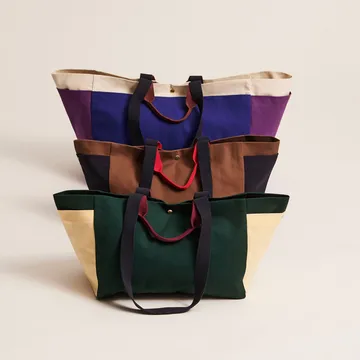 Weekend Bag Organic bag S - Electric blue multi - HAY