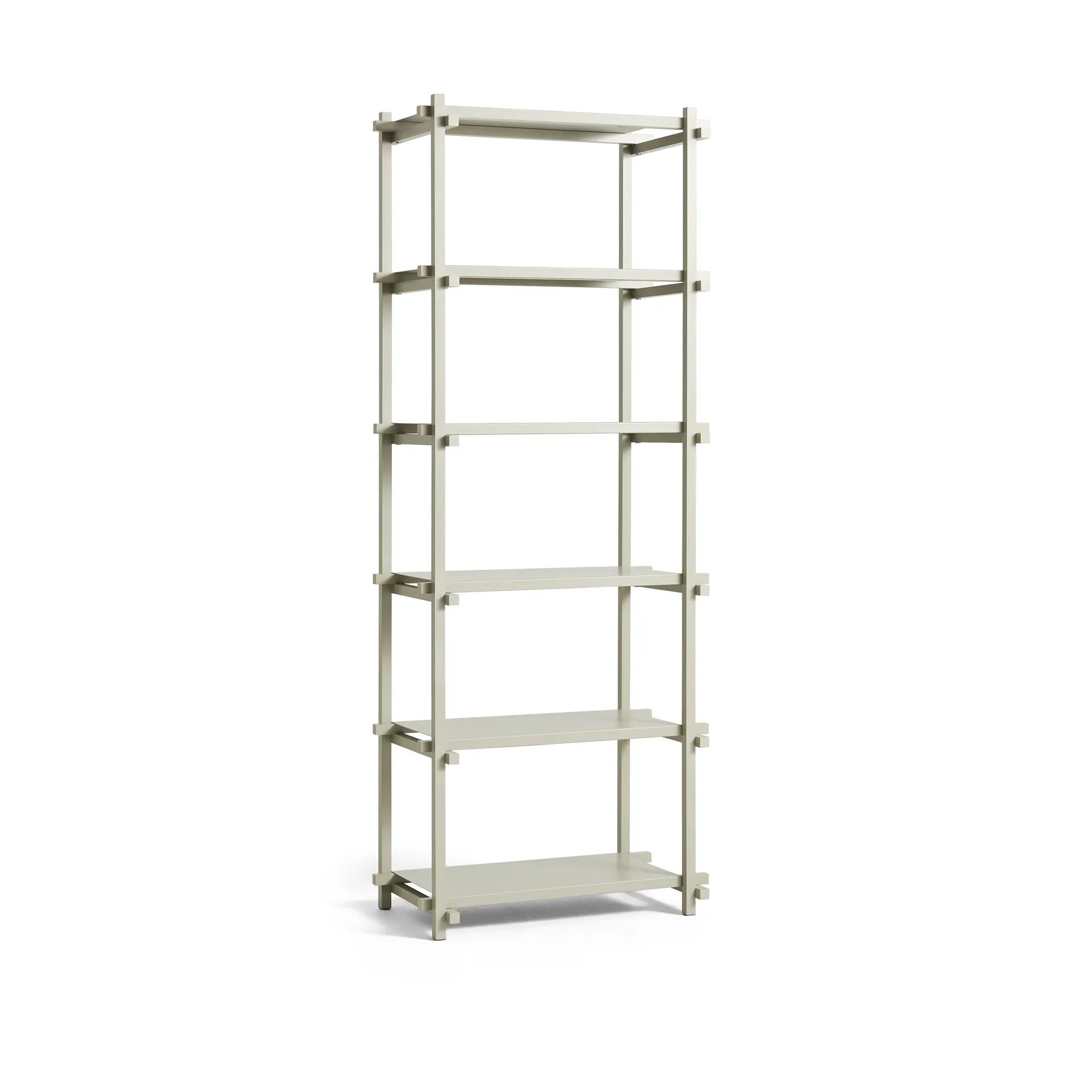 Woody Column shelf, Beech-smokey grey, high HAY