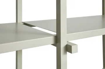 Woody shelf - Beech-smokey grey, high - HAY