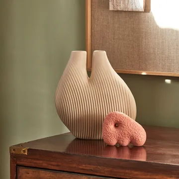 W&S Chamber vase - light beige - HAY