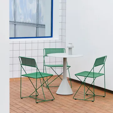 X-Line Indoor Outdoor chair - Leek green - HAY