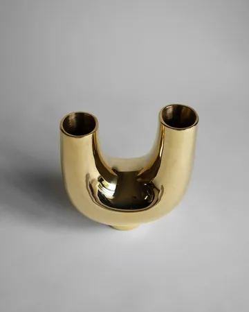 Kazumi vase - Brass - Hein Studio